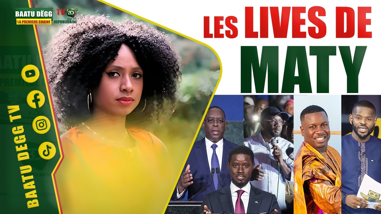 🔴[ EN DIRECT ] LES LIVES DE MATY FALL :Affaire Goordjiguene, Pape Cheikh Diallo, Tourné de Sonko,Onu
