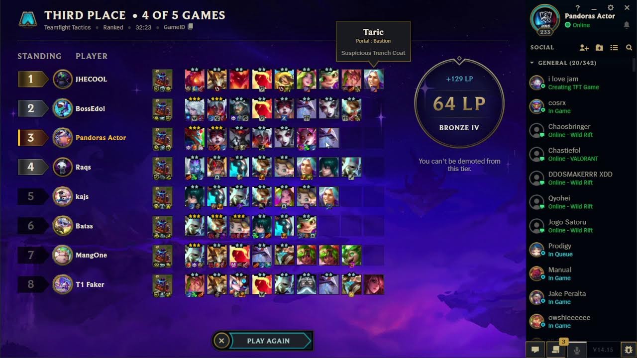 TFT Magic N Mayhem - PandorasActor streaming