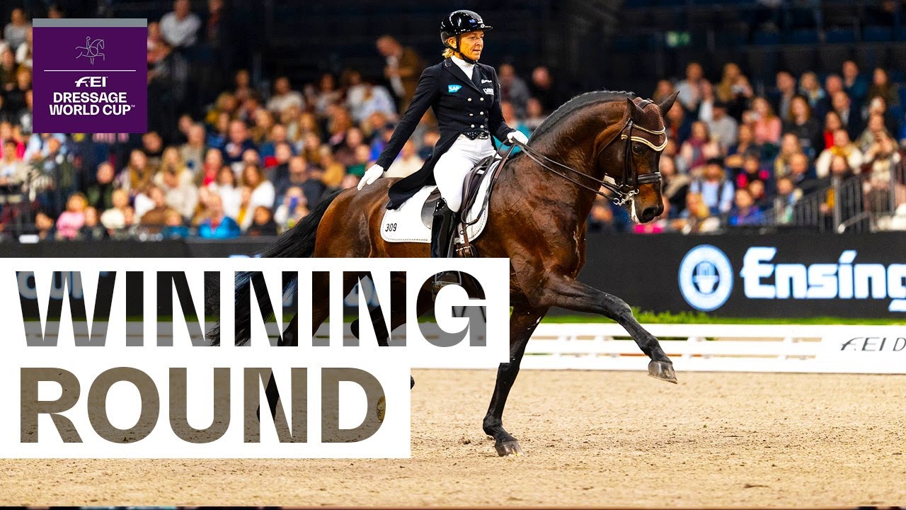 Ingrid Klimke and Franziskus FRH 👉 How's THAT for a slice of history! 🍰 | FEI Dressage World Cup™