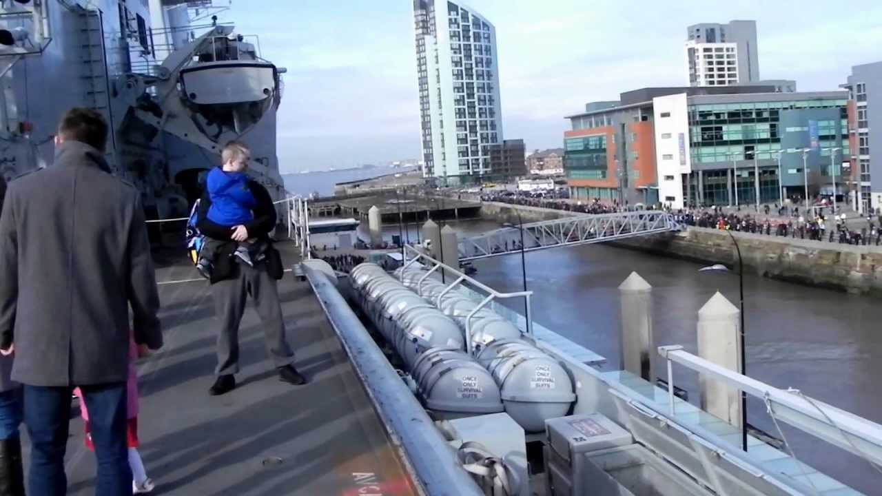 HMS ILLUSTRIOUS IN LIVERPOOL 2013