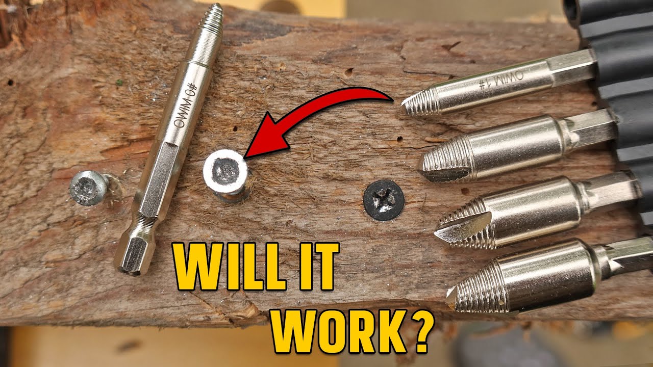 HSS Screw Extractor Bits - Damaged Screw Extractor Drill Bits - Parkside Tools