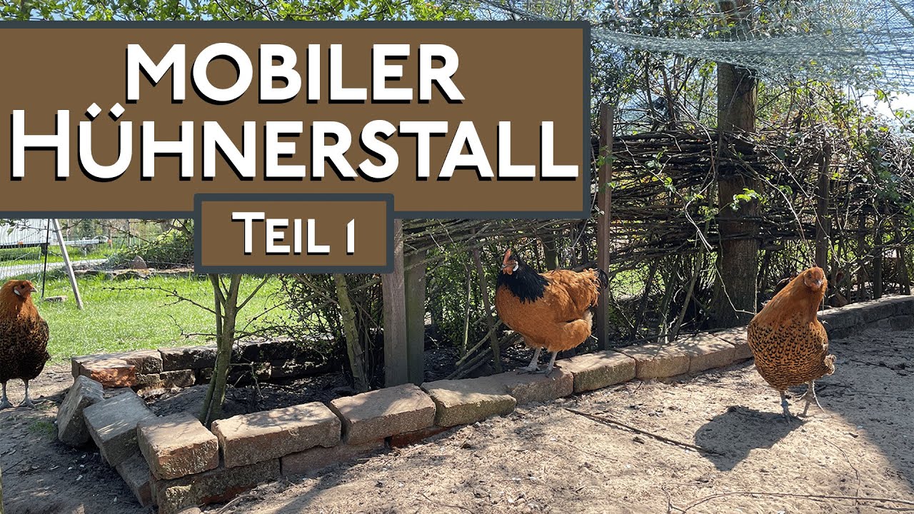 DIY mobiler Hühnerstall, Teil 1 Planung und Vorbereitung, #hühnerhaltung #happyhuhn