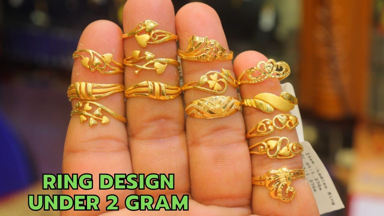 Under 2 Gram Gold Rings | Sone Ki Anguthi | Ladies Gold Rings Designs With Price