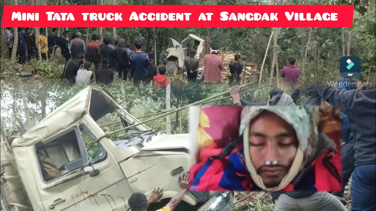 Mini Tata truck Accident at Sangdak Village on 21th February 2026. Tuensang nagaland 