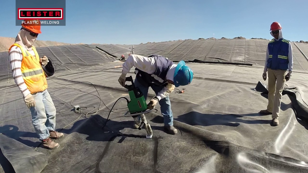 Application extrusion welding on a gold mine in Mexico