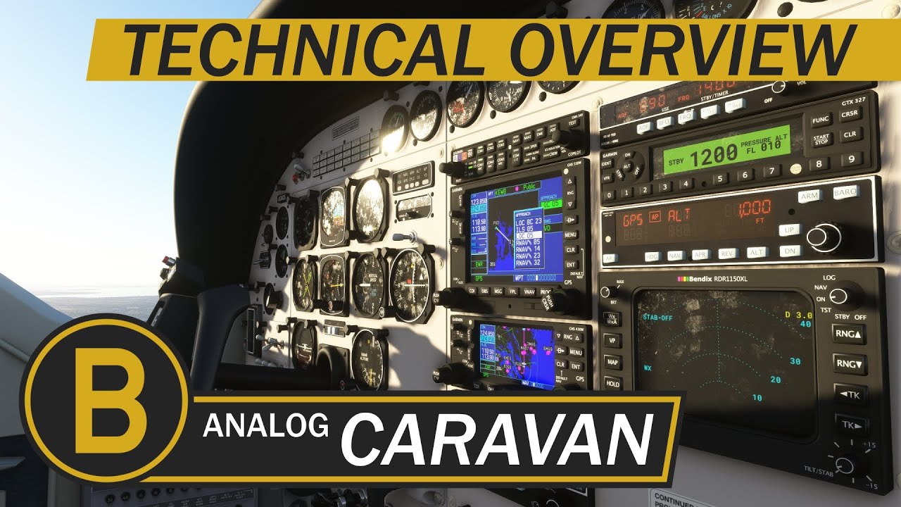 Steam Gauge Overhaul - Analog Caravan MSFS - Technical Overview