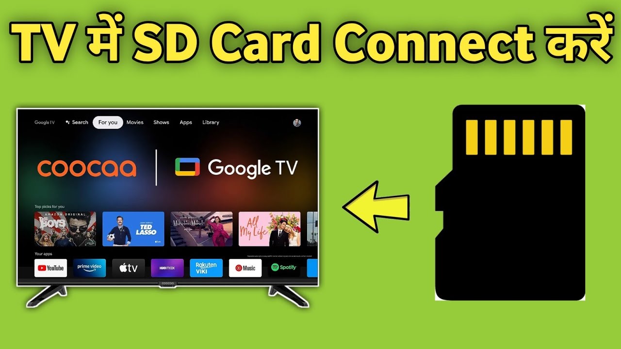 Led TV Me Sd Card Kaise Lagaye | Google Tv Me Memory Card Kaise Lagaye | Android Tv