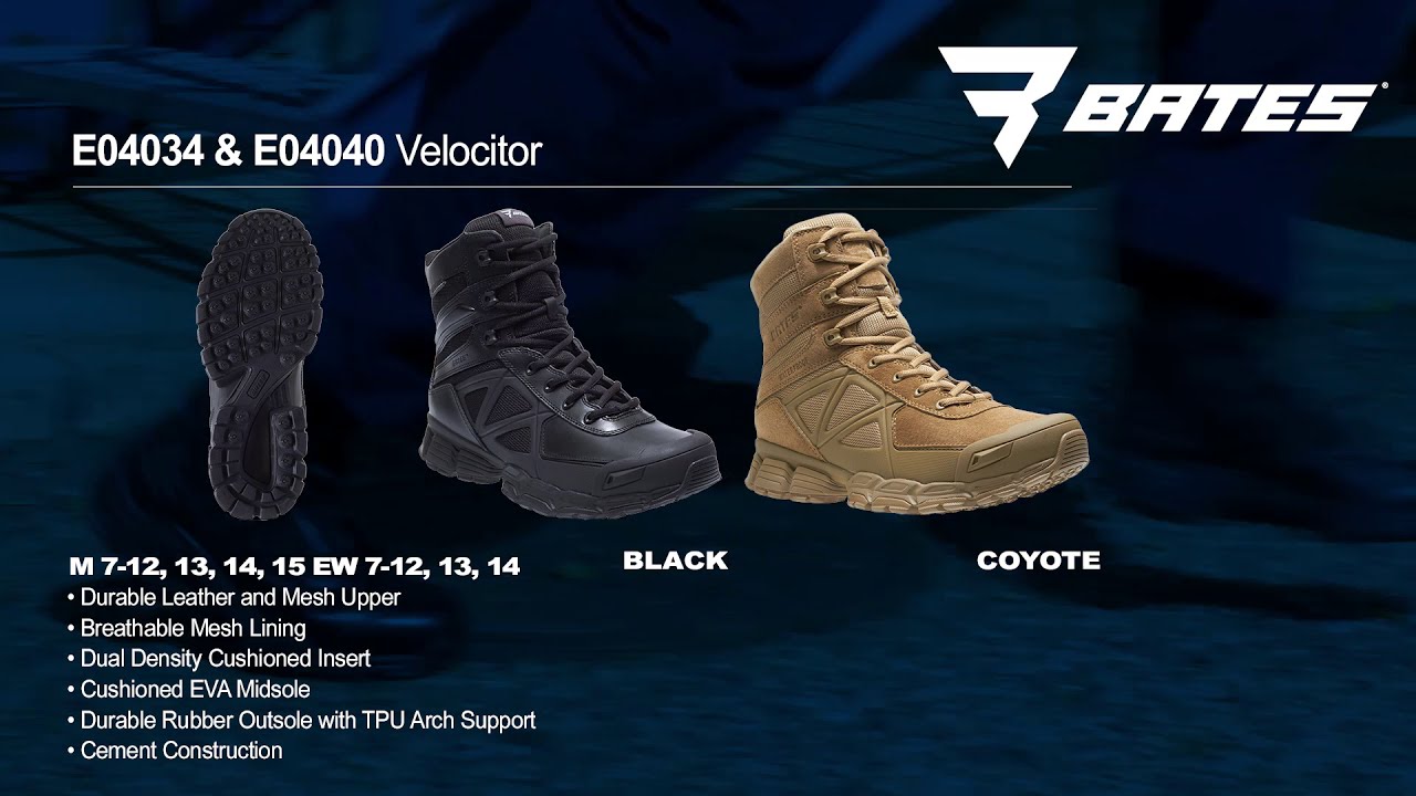 Bates Footwear Velocitor Waterproof Boots - Tactical Boots for First Responders