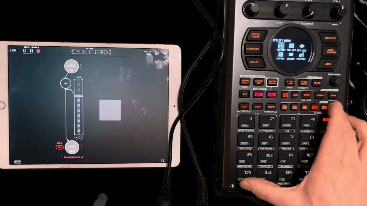 2023-How 2 setup & play iPad/iPhone synths into SP404mk2 w/keyboard using AUM app. #sp404mk2 #aum