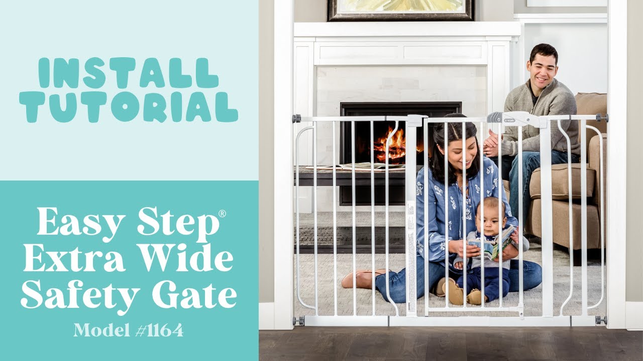 Easy Step&reg; Extra Wide Safety Gate | Install Tutorial