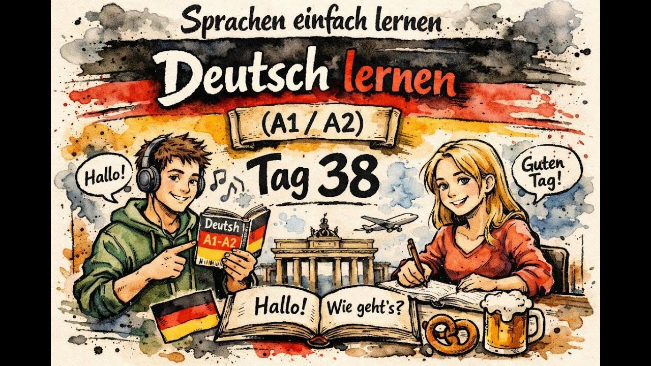 Tag 38 Deutsch lernen A1-A2 