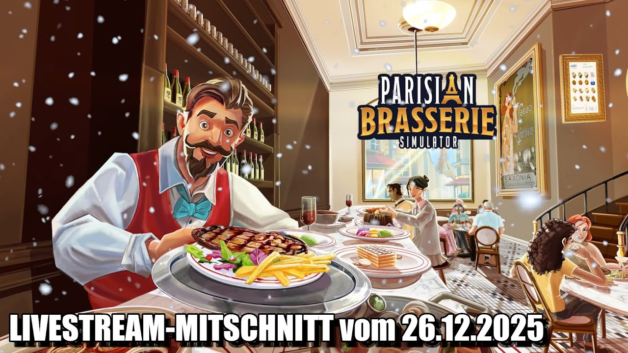 Parisian Brasserie Simulator 🥖 Lecker Baguette auf'm Tablett #livemitschnitt #letsplay #deutsch
