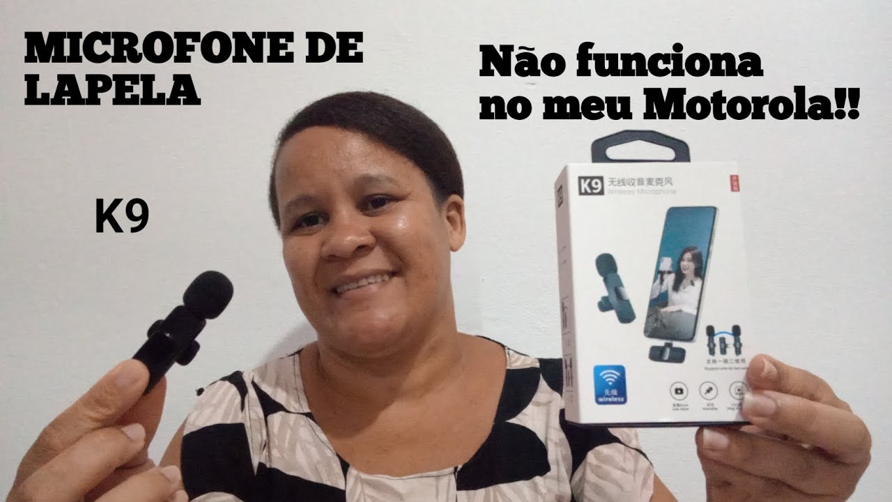 Como fiz o microfone k9 funcionar no Motorola!!?