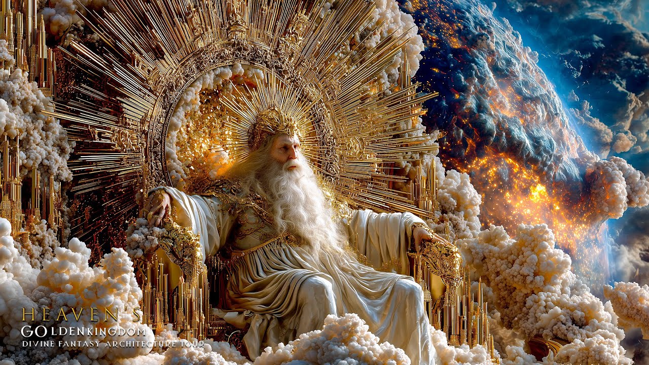 Heaven’s Golden Kingdom | Divine Fantasy Architecture Tour