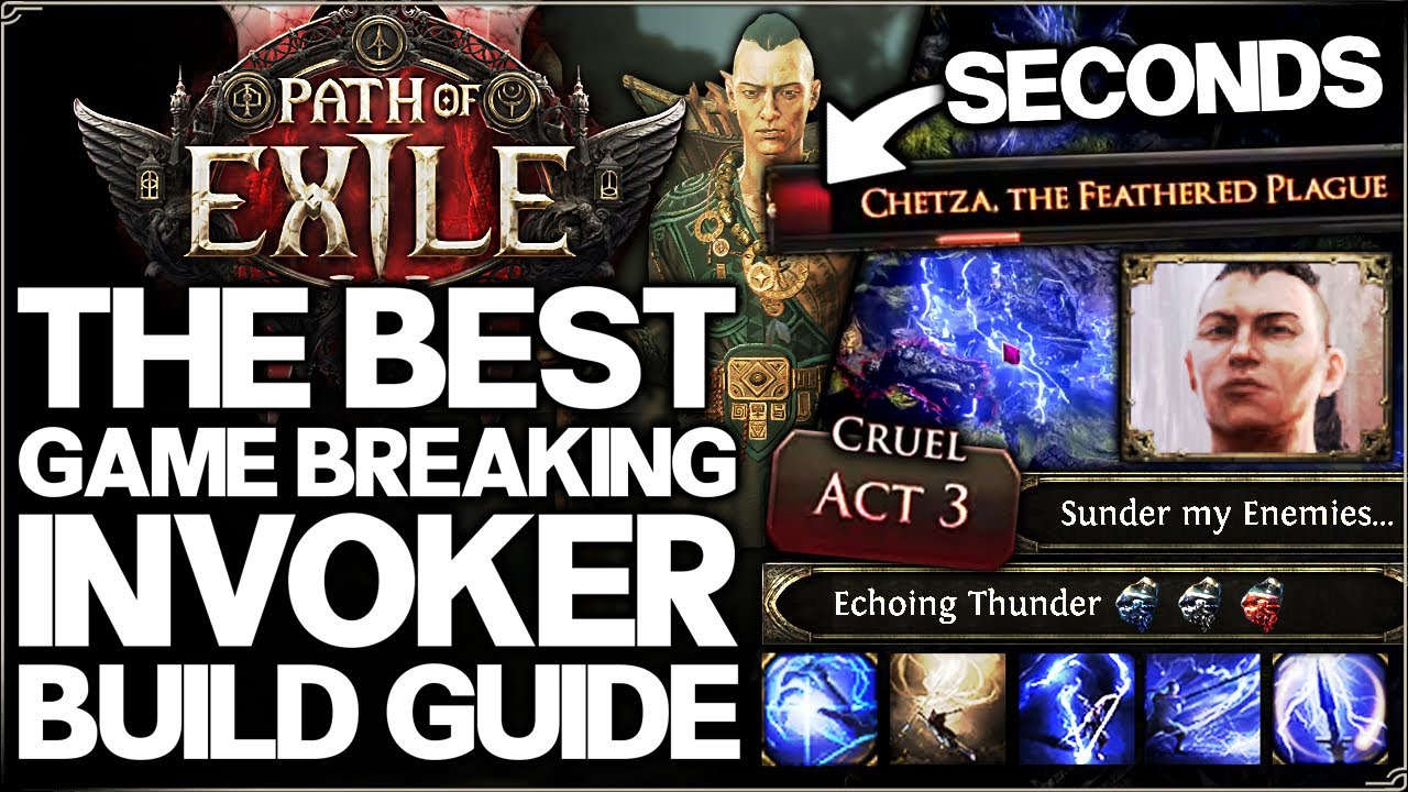 Path of Exile 2 - Best Invoker Build Guide - New INSANE DPS Lightning Combo = Easy Monk Leveling!
