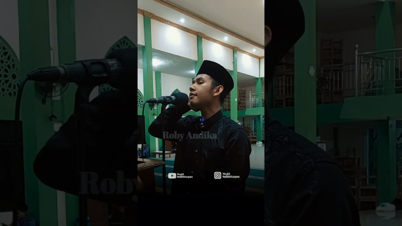 Azan sholat isya' || ROBY ANDIKA  #qoriinternasional #pemudahijrah #masjidharam 