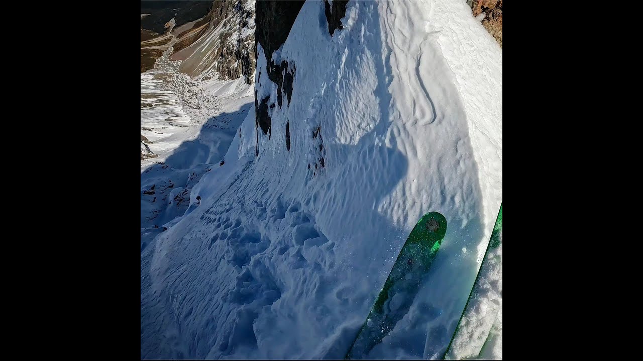 Skiing the Crow Face of Mt Rolleston, Arthurs Pass, NZ