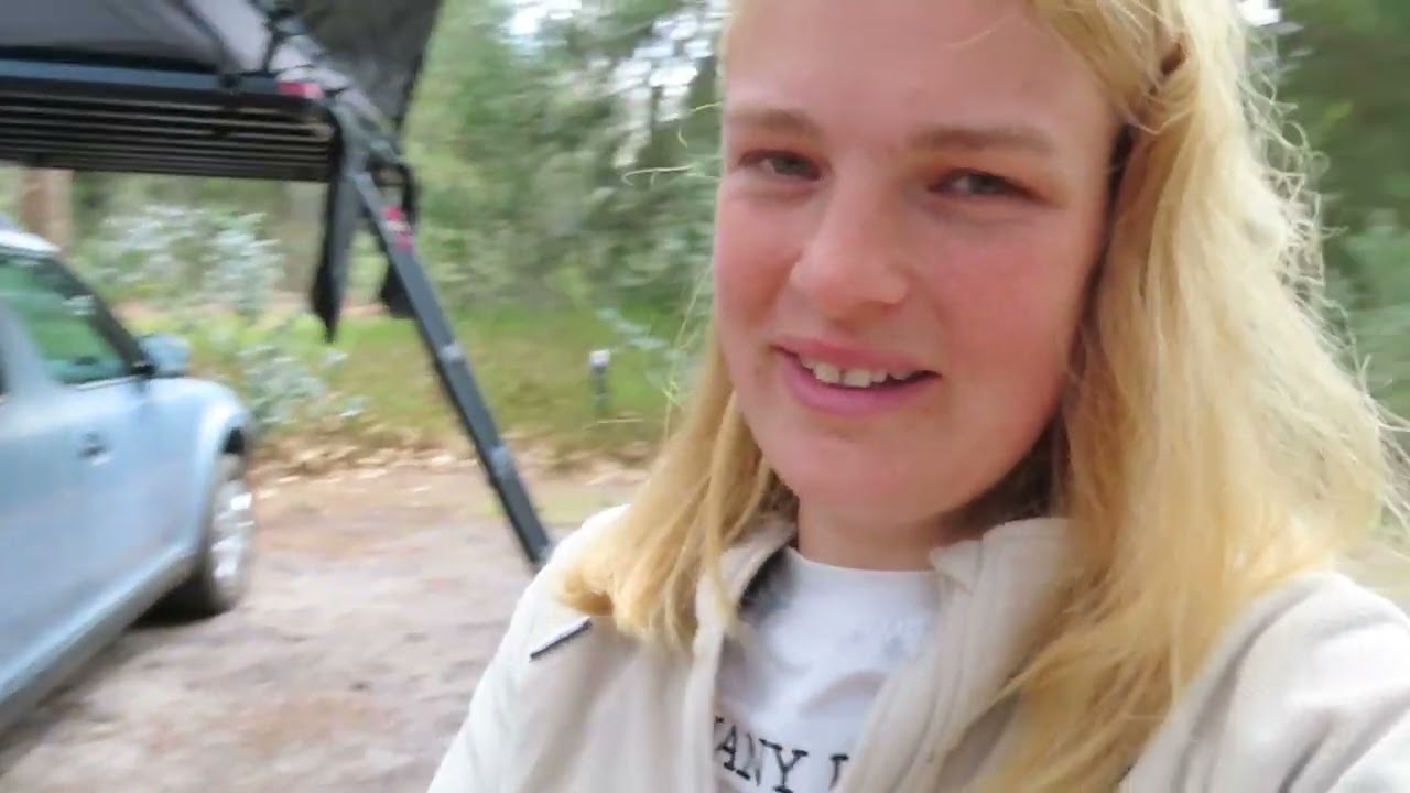 Daar gaan we weer!! natuurlijk staan we op de camping als de zon gaat schijnen