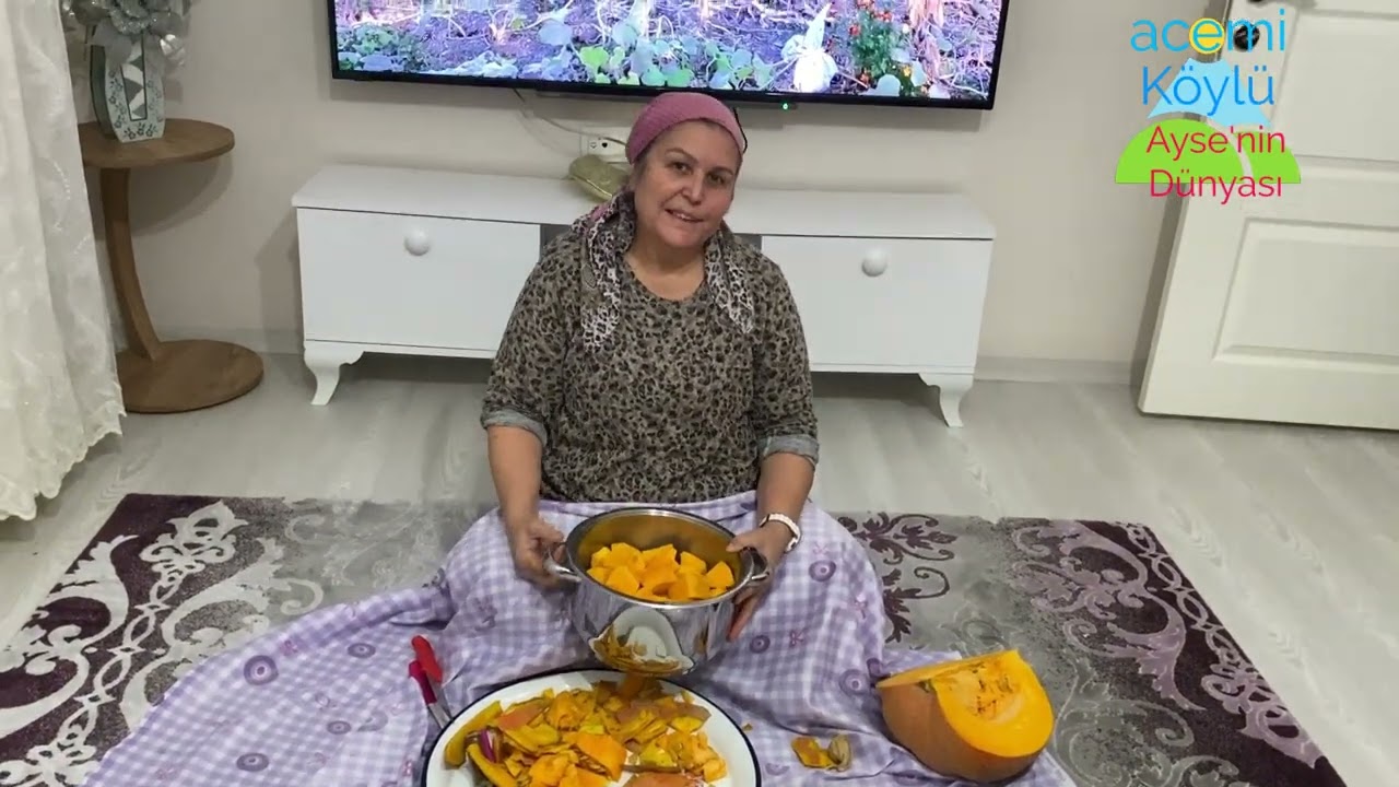LOKUM GİBİ BAL KABAĞI  TATLISI YAPIYORUZ 🇹🇷