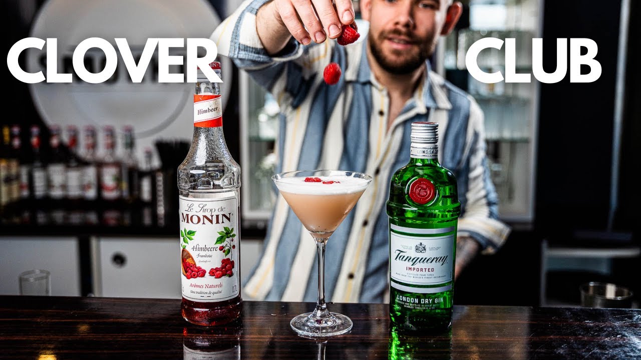 Cocktail mit Himbeeren & Gin I Clover Club!😍