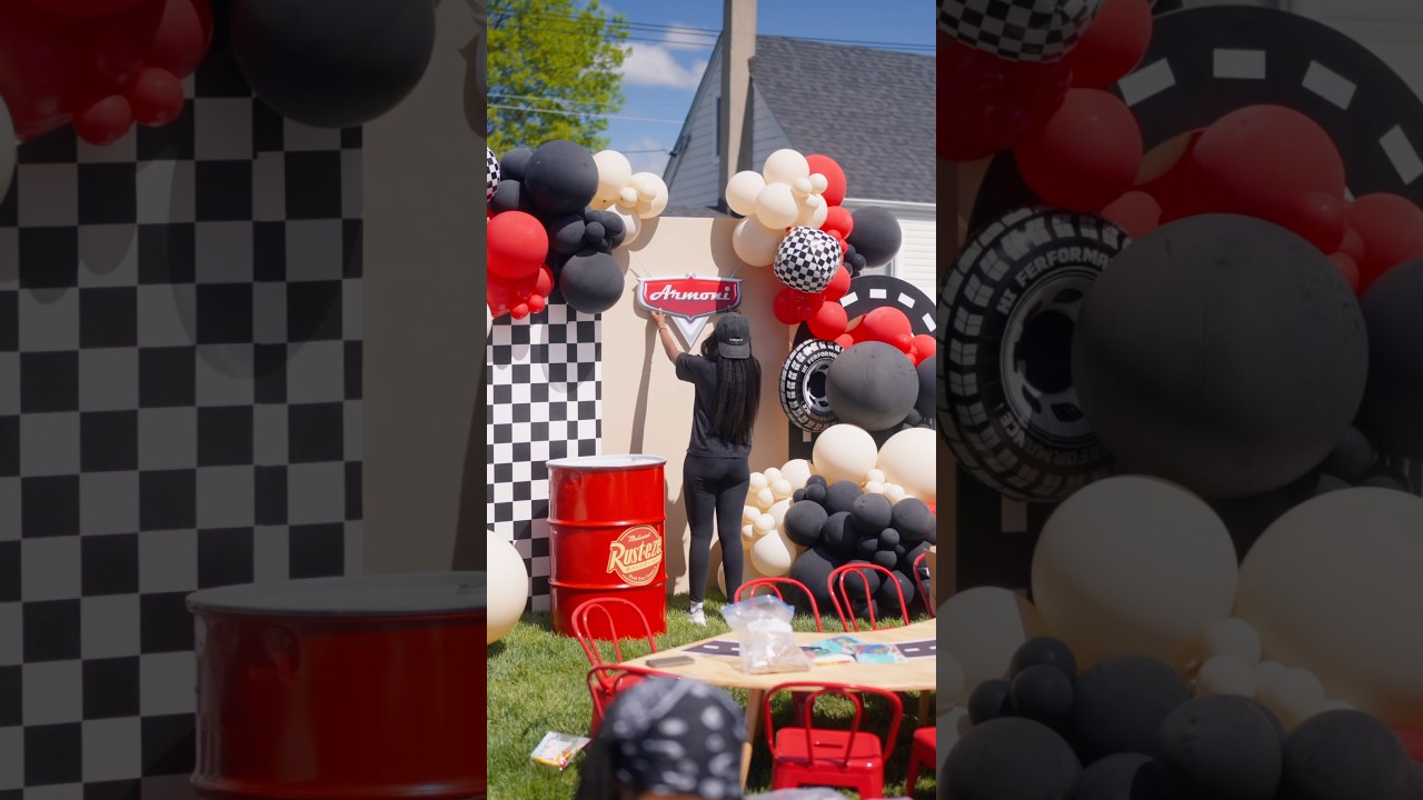 DIY my Sons 2nd Disney Cars themed Birthday with me!