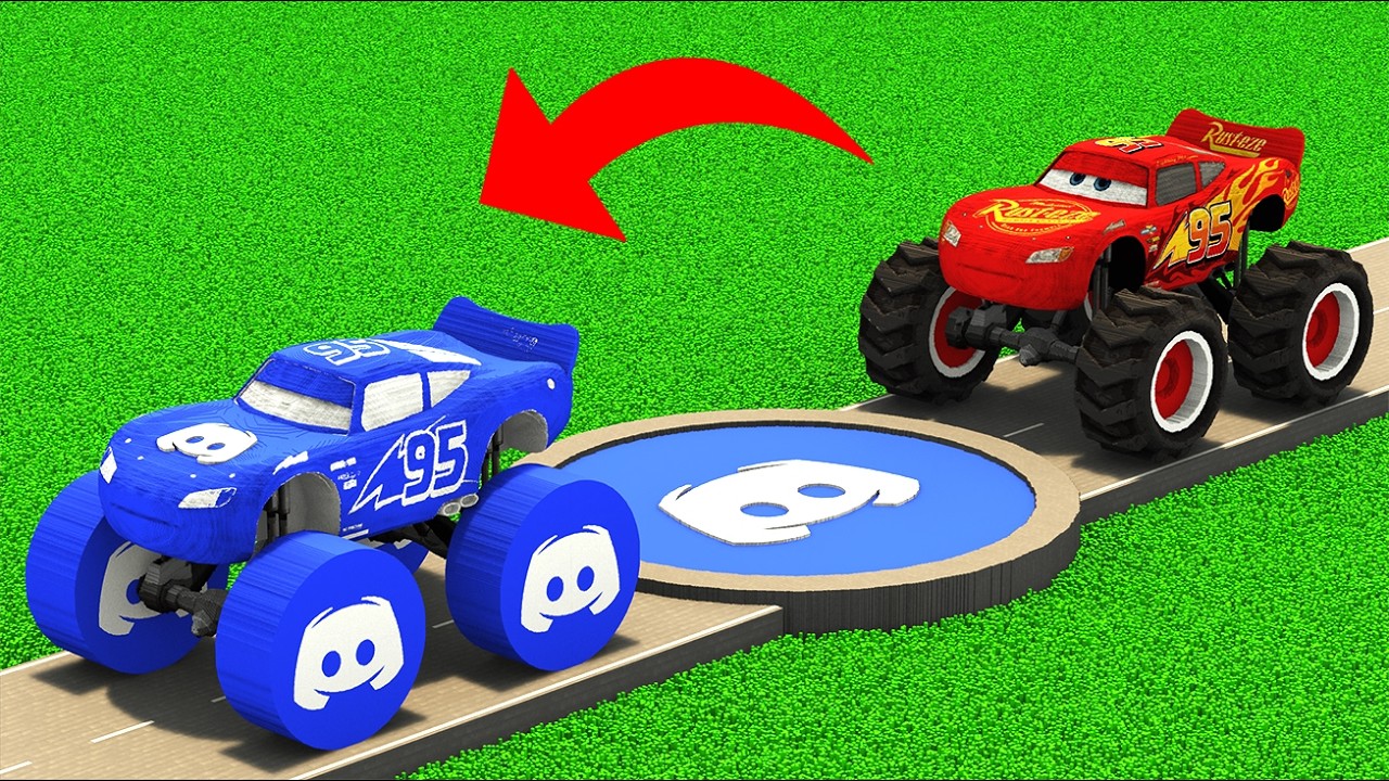 MONSTER TRUCKS vs DISCORD PORTAL 2 in Teardown