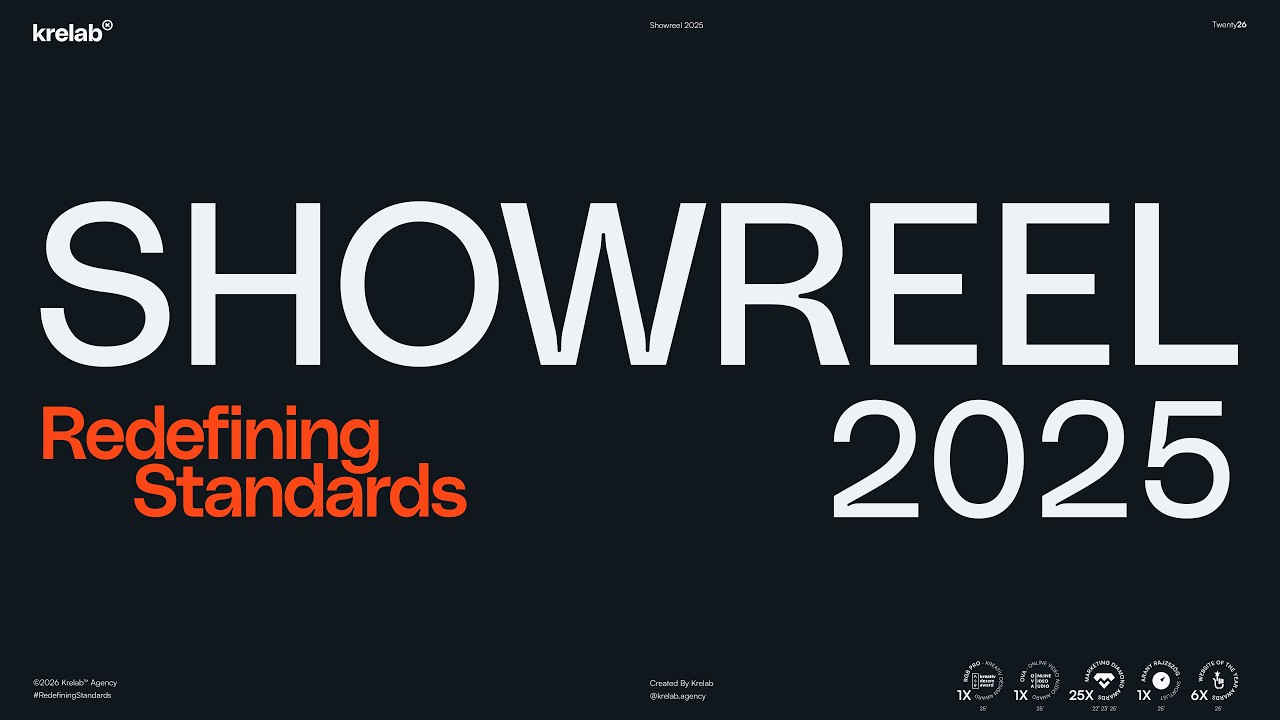 Krelab | Creative Agency Showreel (2025)