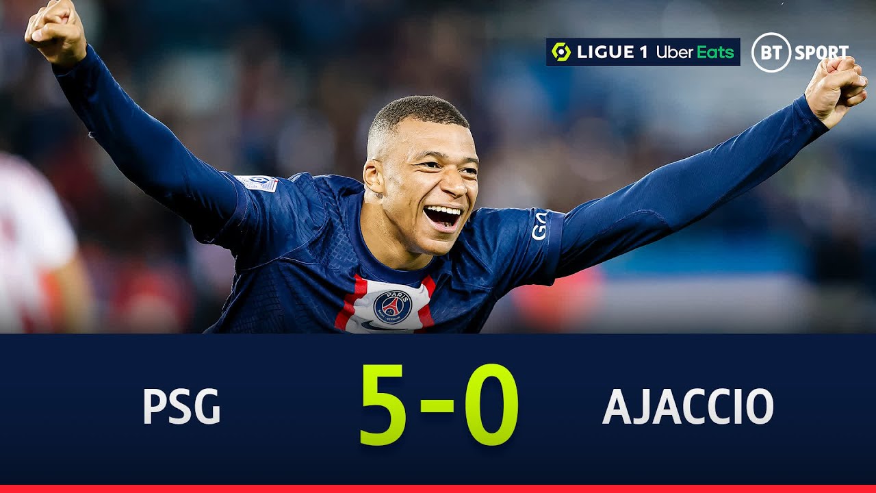 PSG vs Ajaccio (5-0) | Messi returns as PSG run riot | Ligue 1 Highlights
