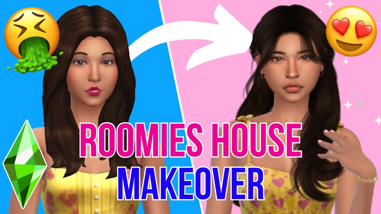 ✨Я сделала для ROOMIES ПОЛНОЕ преображение в стиле CC!✨ || The Sims 4