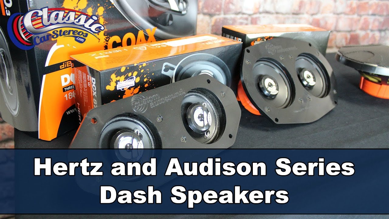 ClassicCarStereos - Hertz & Audison Series Dash Speakers