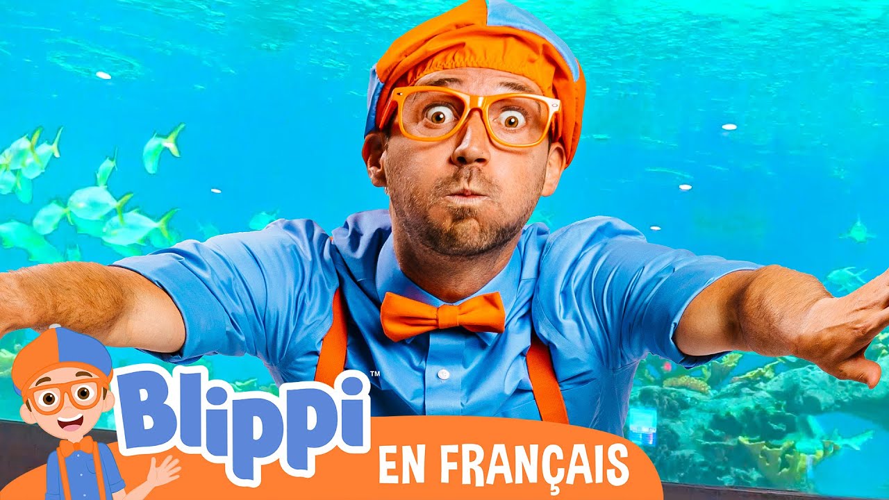 Blippi visite un aquarium Odysea | Blippi en français | Vidéos éducatives pour enfants
