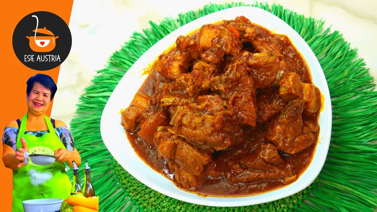 PINATISANG BABOY | PORK RIBS PINATISAN | ULAM PINOY | ULAM IDEAS | ESIE AUSTRIA