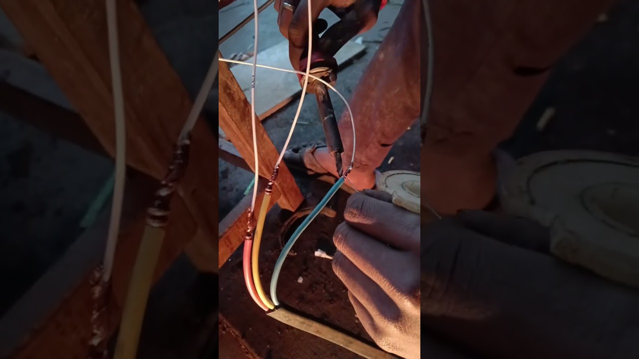 Electrician ka kamaal! 👷‍♂️ Slab piping and motor winding full process 