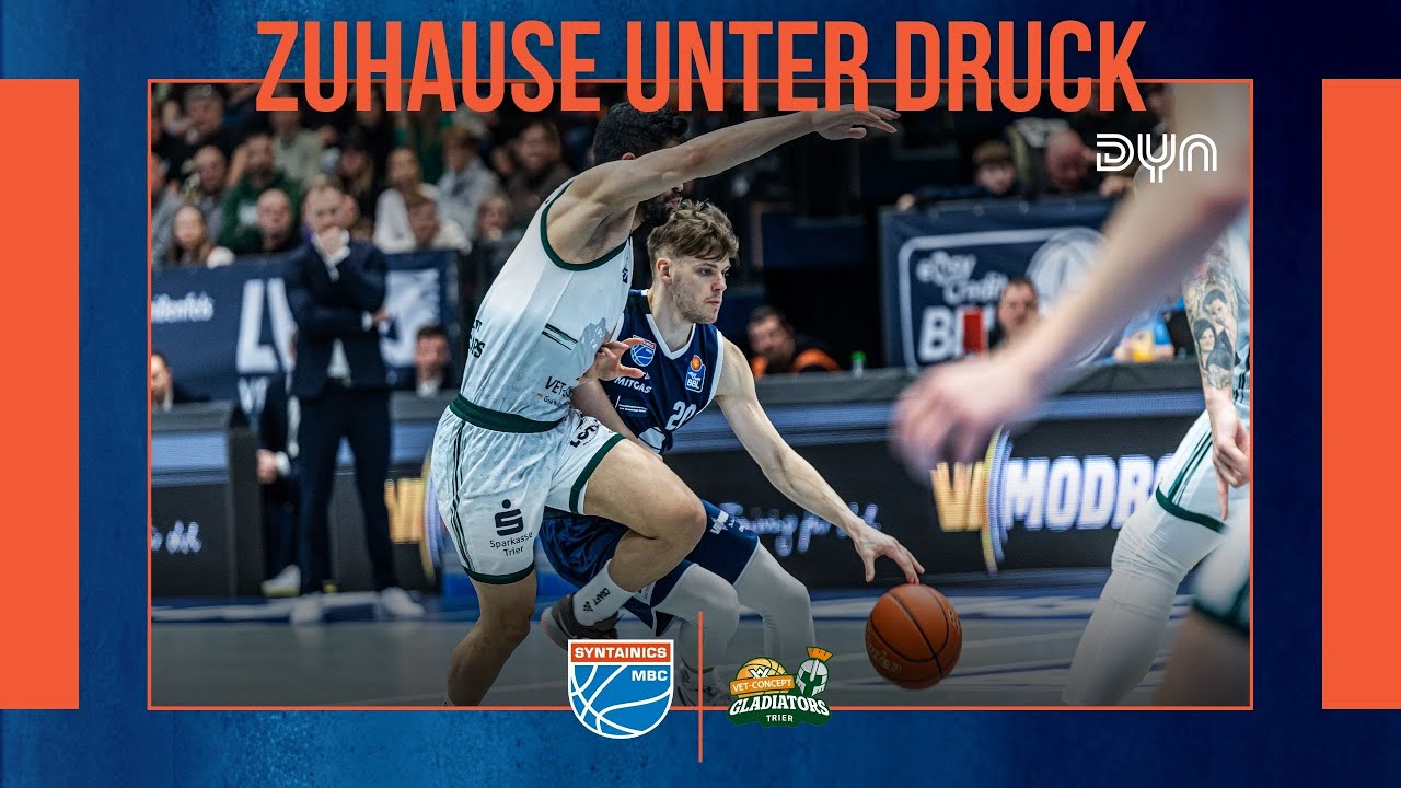 Highlights: SYNTAINICS MBC - VET-CONCEPT Gladiators Trier | easyCredit BBL | Dyn Basketball