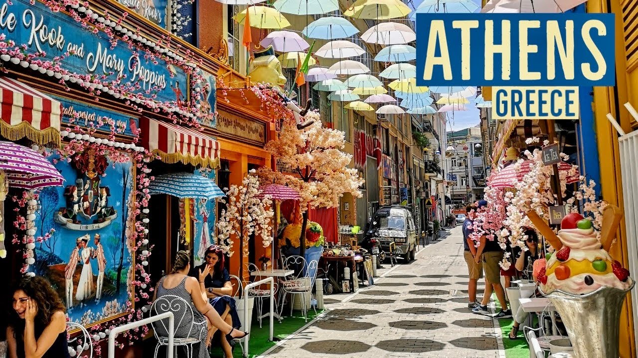 Athens, Greece | Winter 2023 - 4K-HDR Walking Tour