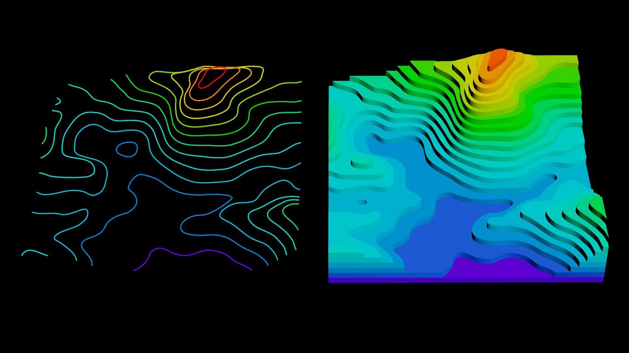 Tracing Height Field Contours – Houdini Tutorial