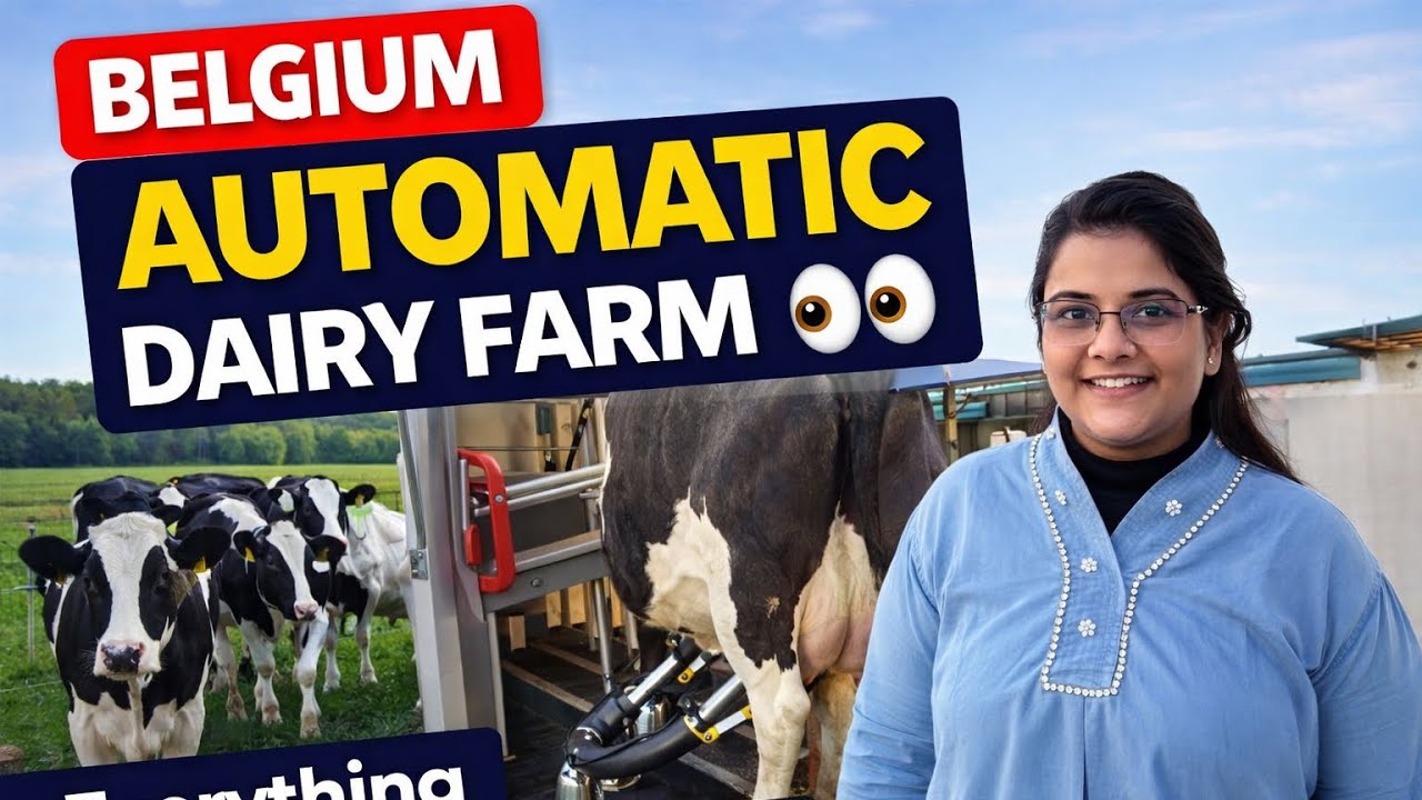 यूरोप में गाय भी स्मार्ट 😳 | Fully Automated Dairy Farm Tour
