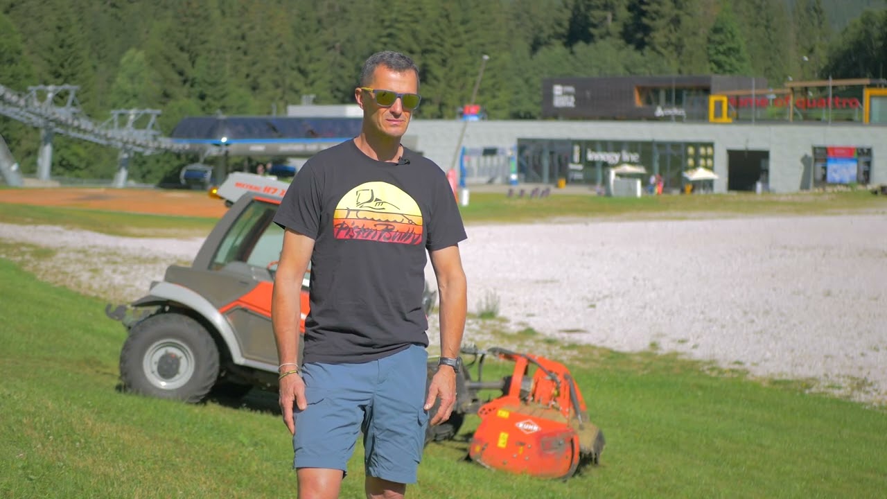 Mulčovač KUHN PRO 210 ve Špindlerově Mlýně - Svatý Petr