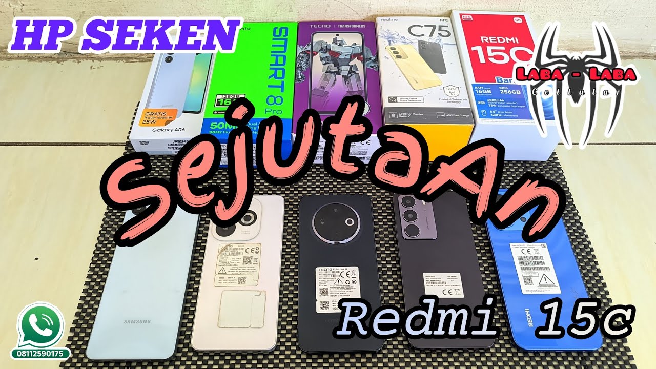 HP SEKEN SEJUTAAN REDMI 15C