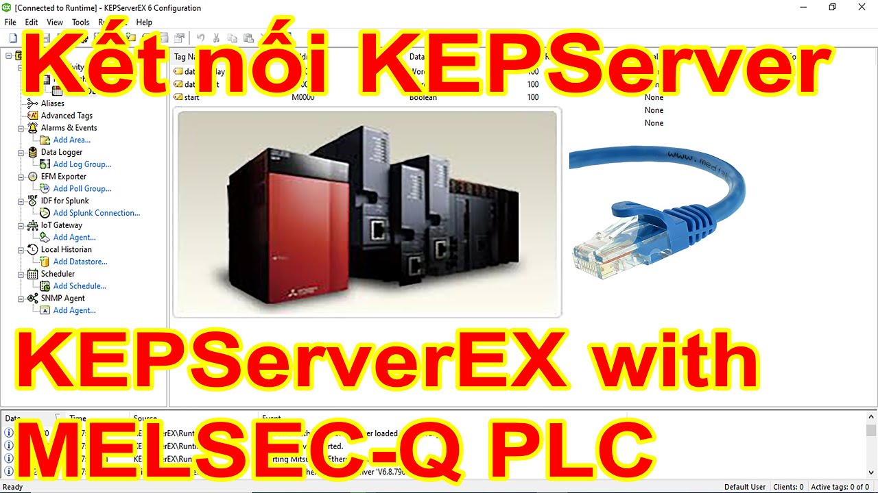 GX Works2: How to connect KEPServerEX with PLC MELSEC-Q Series by ethernet driver - P11
