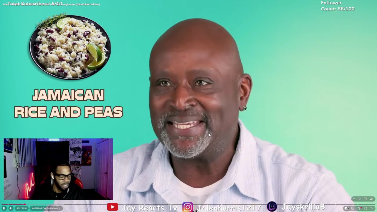JAY REACT TO PPL TRY EACH OTHER RICE AND BEANS!?