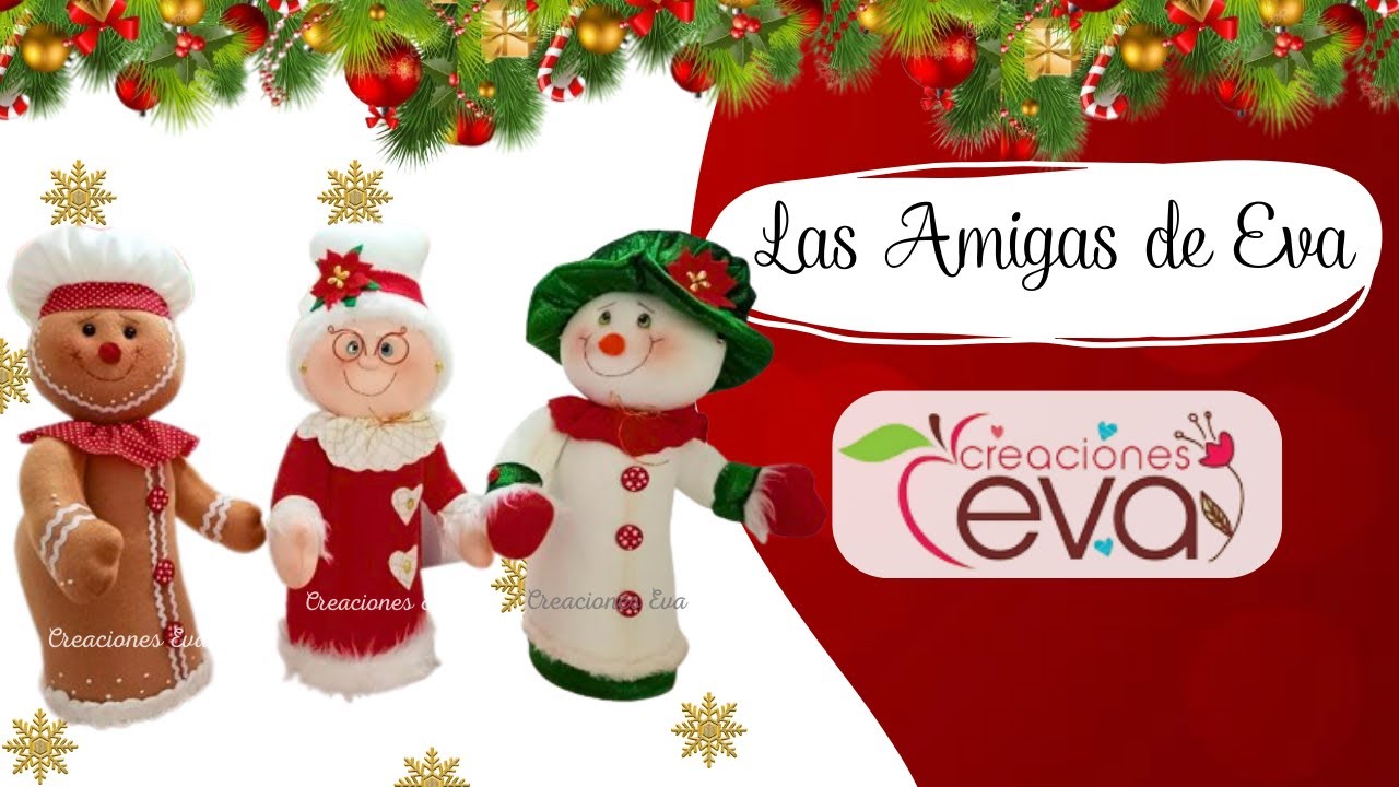 Mamá Noel FÁCIL DE HACER 🤶🏻🎄☃️ muñecas navideñas