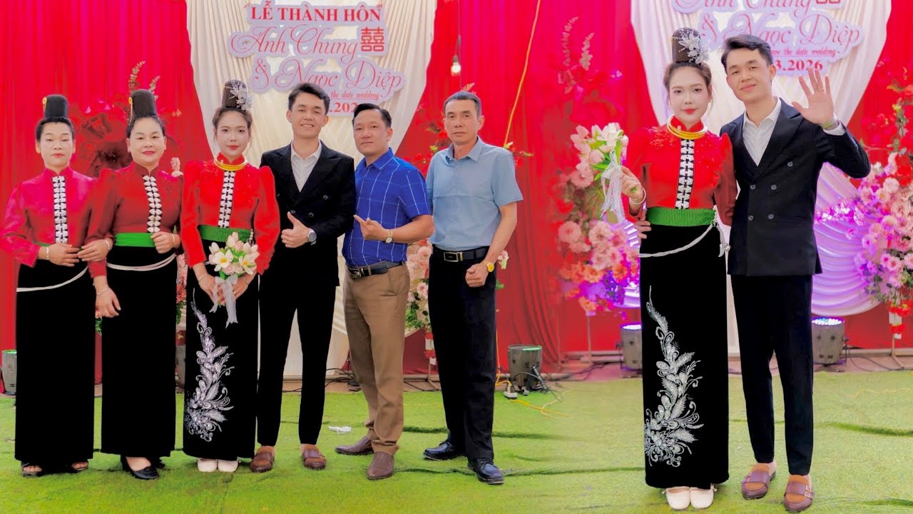 TOÀN CẢNH ĐÁM CƯỚI DÂN TỘC THÁI TÂY BẮC “ ANH CHUNG & NGỌC DIỆP “ BẢN LẠNH XÃ THUẬN CHÂU 
