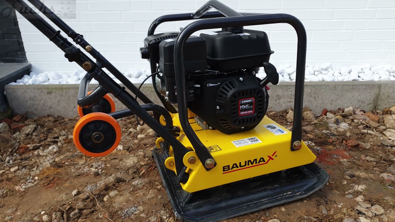 BAUMAX Rüttelplatte 104 kg Verdichter 20 kN