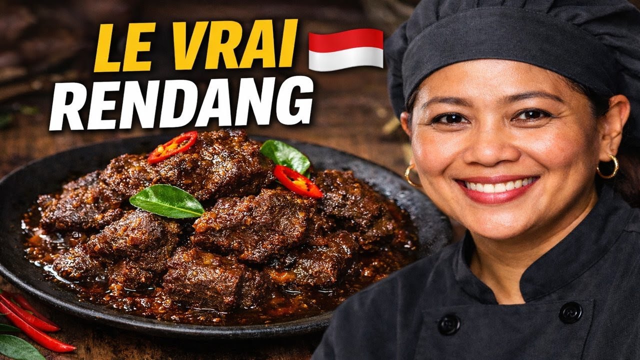 Rendang de Bœuf Authentique 🇮🇩 | Recette Indonésienne Traditionnelle par la Cheffe d’Ubud Marseille