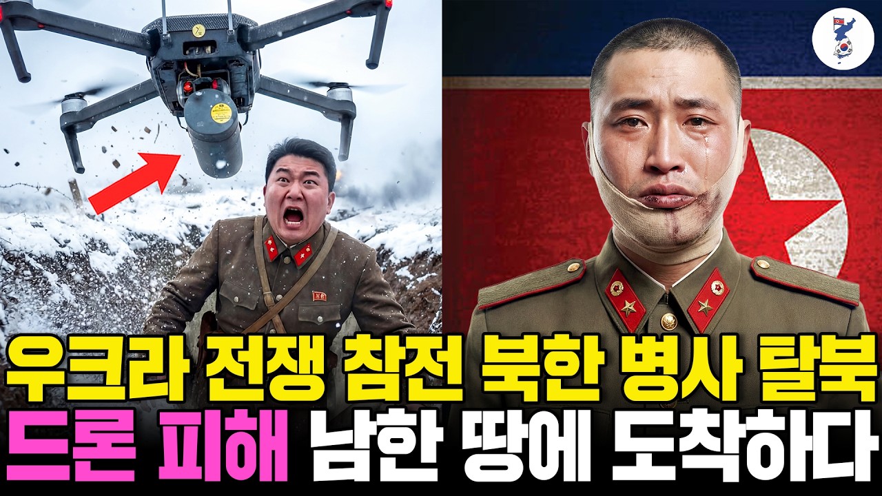 우크라 전쟁 참전 북한 병사 탈북, 드론 피해 남한 땅에 도착하다ㅣ탈북감동사연 모아보기