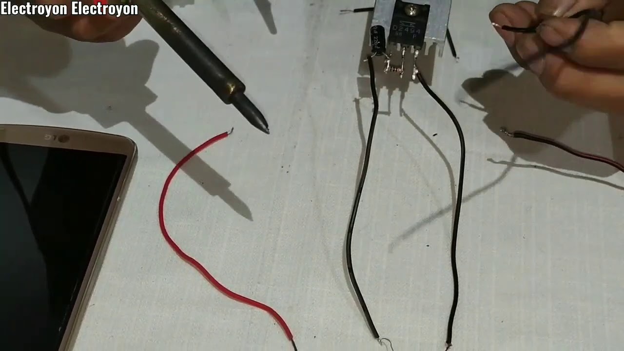 Amplificador con un solo trancistor D 2494