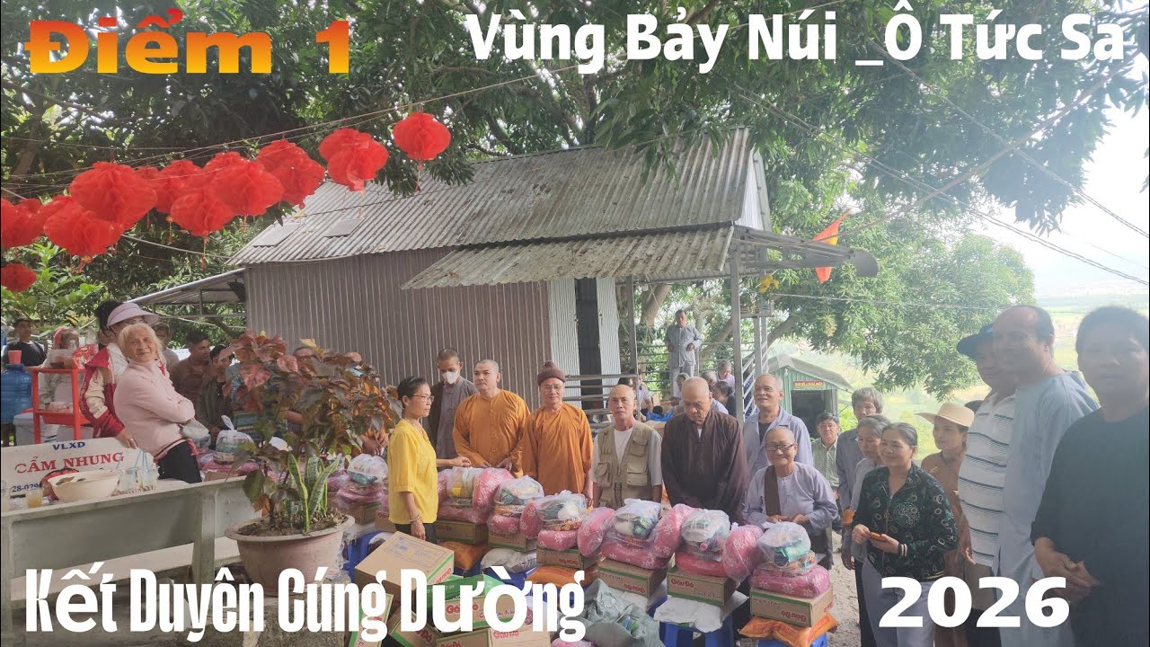 KẾT DUYÊN CÚNG DƯỜNG SƯ THẦY HUYNH ĐỆ KHU Ô TỨC SA