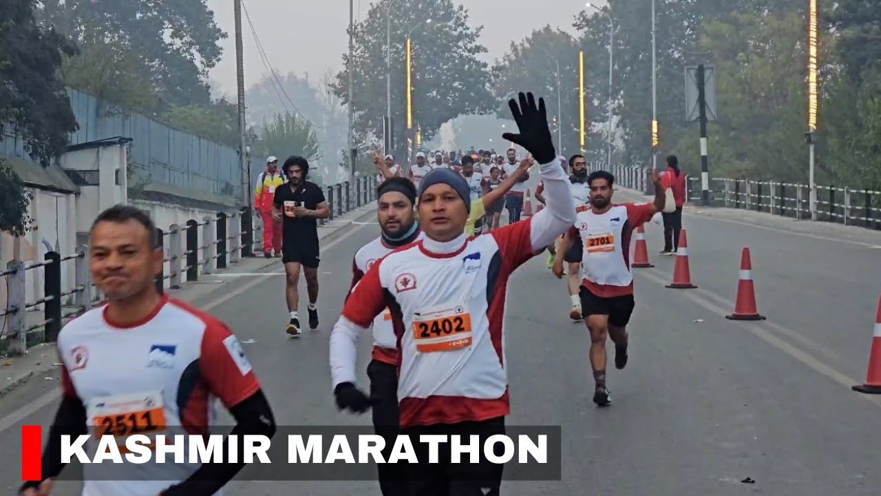 1,500 Runners From 11 Countries And 27 States Participate In Kashmir Marathon