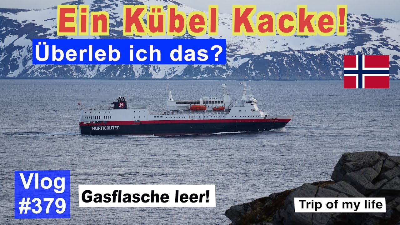 #379 Roadtrip Norwegen, Havøysund, ENTSORGUNG NACH 2 MONATEN, BioToi TrockenTrennToilette,Akkarfjord